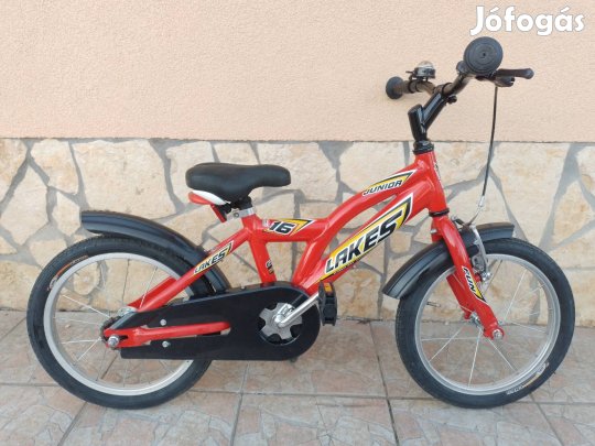 16-os Kontrafékes aluvázas gyerek kerékpár bicikli. 