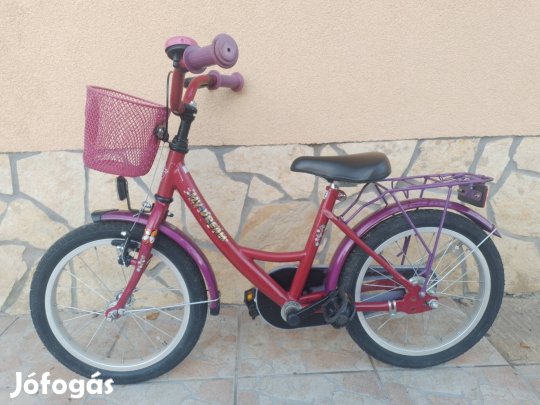 16-os Mélyvázas kontrafékes kislány kerékpár bicikli.