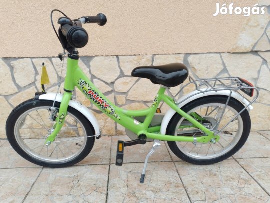 16-os Puky zöld aluvázas gyerek kerékpár bicikli. 