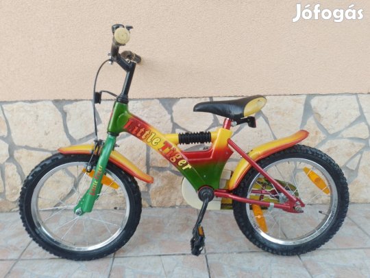 16-os Tiger 16 kontrafékes gyerek kerékpár bicikli.