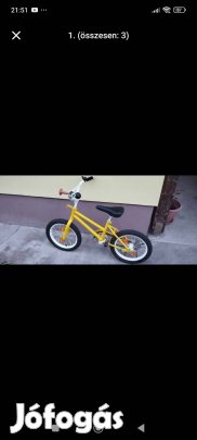16-os uniszex gyermek bicikli 