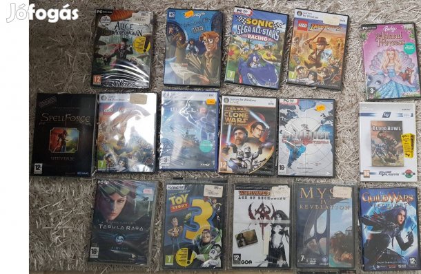 16db régi bontatlan PC játék
