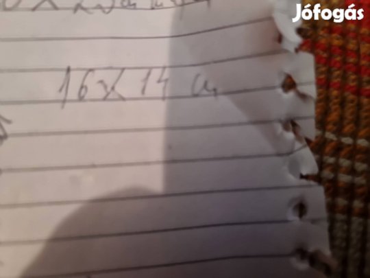 16x14cm iparmuveszeti kaspó 