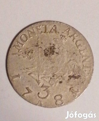 1781 ezüst 3 krajcár