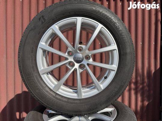 17" 5x112 Audi gyári alufelni nyári gumival