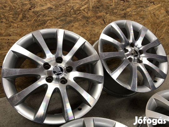 17 colos gyári Skoda alufelni 17 col 5x112