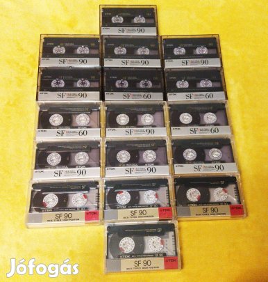 17 darab jó állapotú TDK SF chromos kazetták eladók!