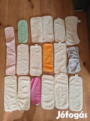 17 darabos Pop In Baba&Boo bambusz mosható betét pelus pelenka csomag