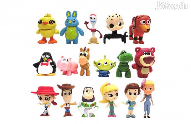 17 db-os Toy Story - Játékháború jellegű figura szett