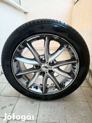 17-es 7.5J 5x108 ET55 felni + 235/45R17 nyári gumi