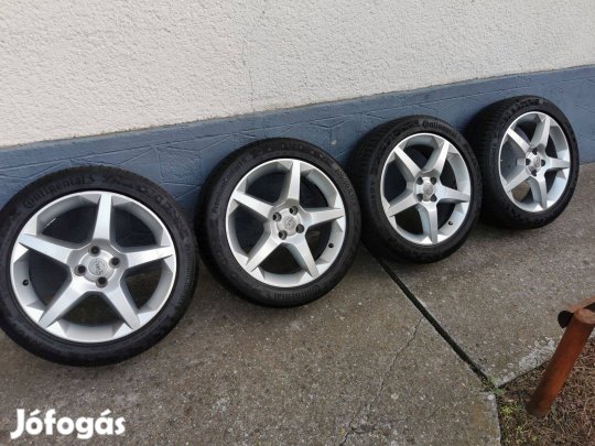 17-es Opel Penta gyári alufelni , Continental nyári gumikkal