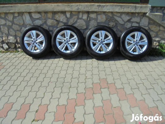 17-es szinte új Opel (215/65-ös Michelin) nyári kerék szett eladó