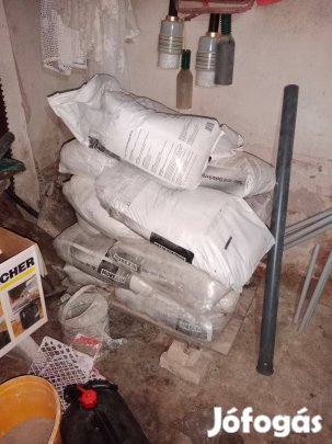 17 zsák murexin villanyszerelő gipsz