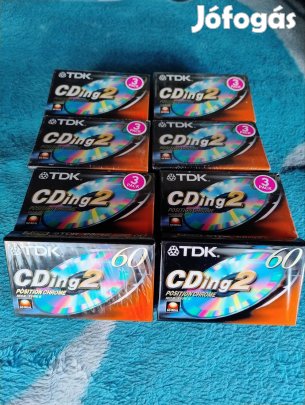 17db TDK Cding2 60 bontatlan kazetta