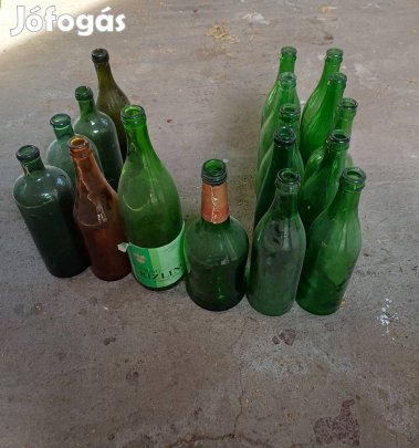 17db régi retro üveg