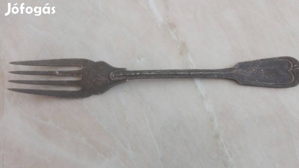 1800-as évek végéről Antik "Villa" jelzett ezüstözött szép patináv