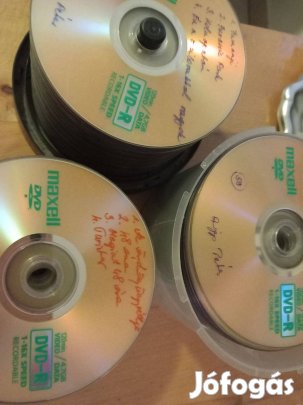 180 db DVD lemez min 20db-os csomagba