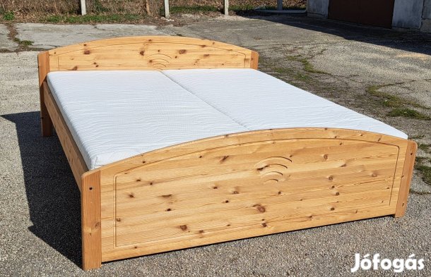 180x200-as fenyő ágy 54 cm fekvőmagassággal