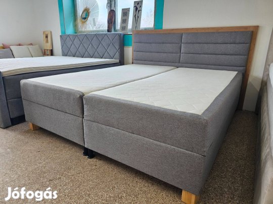 180x200 cm-es ágyneműtartós boxspringágy