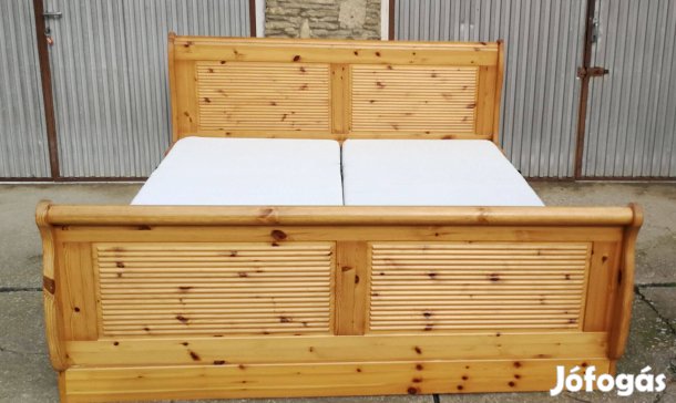 180x200cm fenyő franciaágy