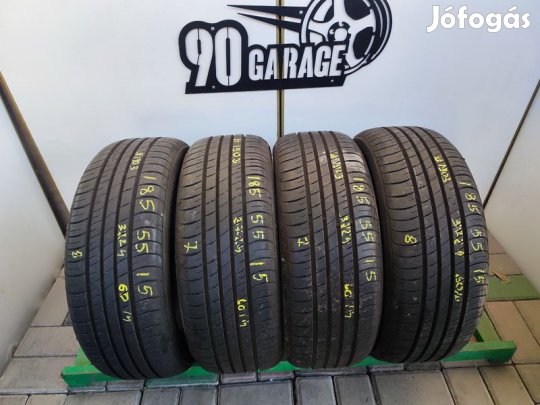 185/55 R15 Újszerű Kumho 4db Nyárigumi 90Garage #1903