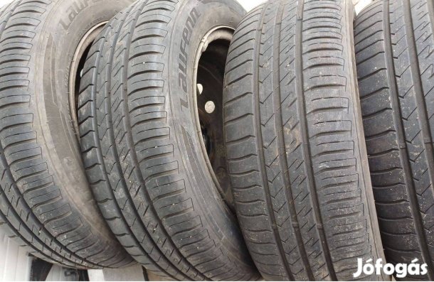 185/60R14 Laufenn nyárigumi garnitúra 4x100 Opel acélfelnikkel eladó
