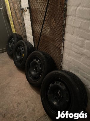 185/60 R14 82T lemezfelni + nyári gumi egybe
