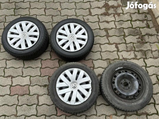 185/60 téli gumi szett, 6Jx15 lemezfelni