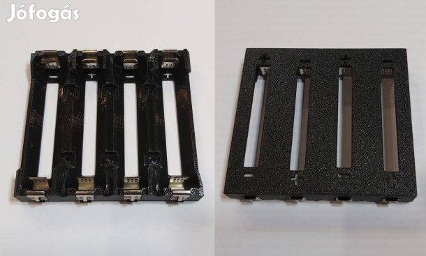 18650 Li-ion 4db lapos érintkezős 65mm-es akkumulátorokhoz