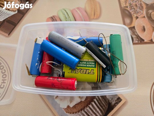 18650-es lítium-ion akkumulátorok