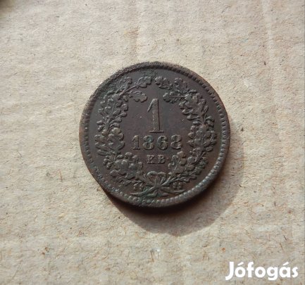 1868. 1 krajcár 