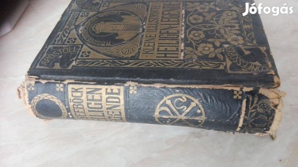 1875-ös Német könyv "A Szent Legenda" ritka db