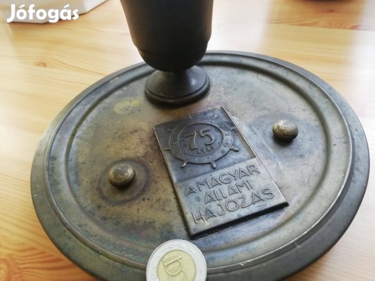 1895-1970 ritka dísztágy 75 éves A Magyar Állami Hajózás