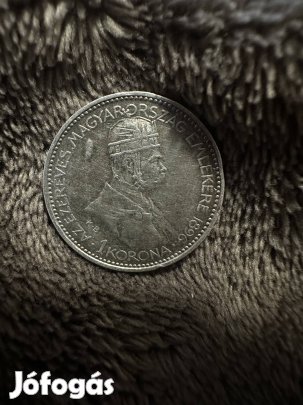 1896 Ferenc József 1 korona Millennium - képek szerinti állapotban