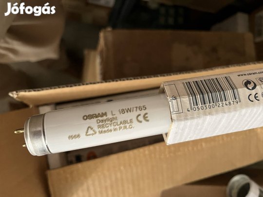 18W T8 fénycső, Osram L18W/765, nem Tungsram