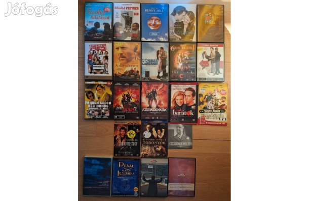 18+4db DVD, Vígjáték, történelmi, sci-fi, ismeretterjesztő, stb