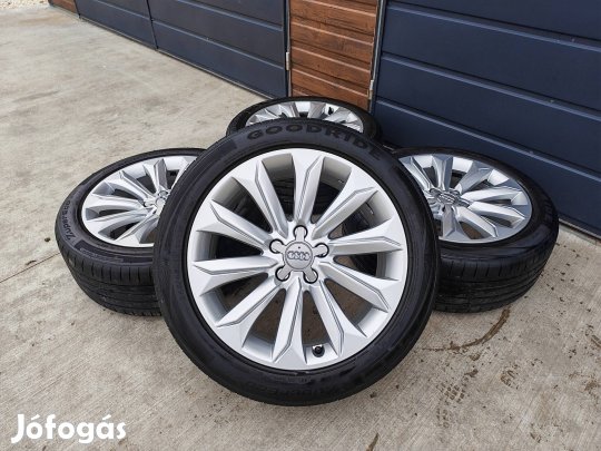 18" 5x112 Audi A4 Allroad gyári alufelni szett nyárigumikkal! A5-A6-A7