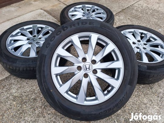 18" Gyári Honda alufelni 5*114,3 nyári gumik CR-V FR-V Civic