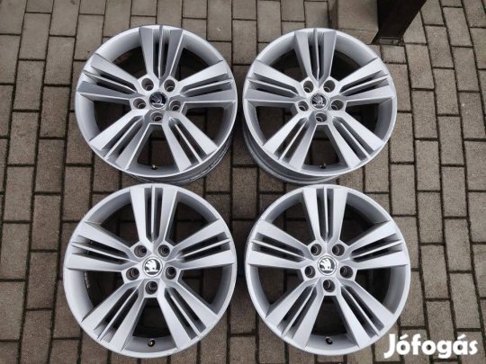 18-as Skoda gyári alufelnik (Pictoris), 140-ért!