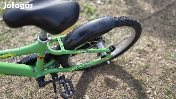 18 col gyerek kerékpár shimano agyváltó,  v fék kontra