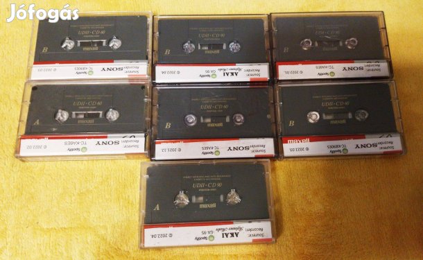 18 darab Maxell UD cd audio kazetta egyben eladó!