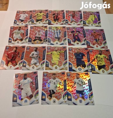 18 darab Panini piros Fans Favorites focis kártya egyben