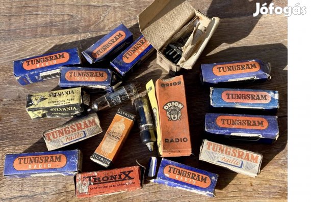 18 db jó állapotú klasszik elektroncső