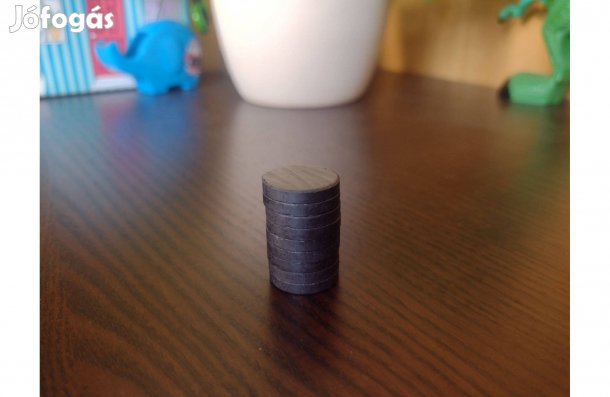18 mm-es mágnes korong kör 9 darab