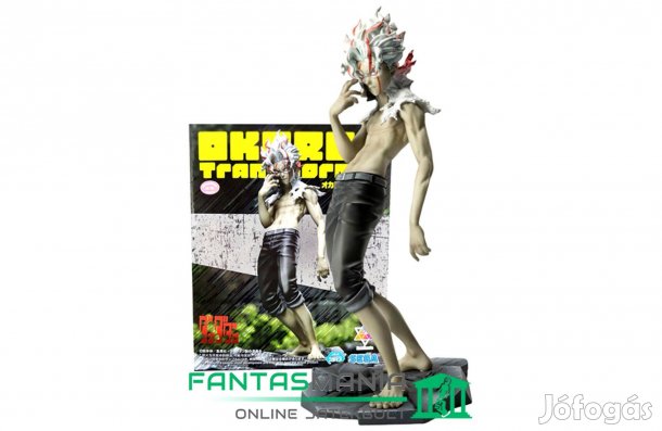 18cm Anime figura Dandadan Okarun Transformerd szobor szikla talapzato