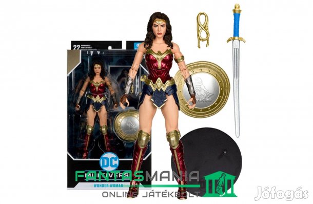 18cm DC Multiverse Wonder Woman figura mozis Gal Gadot megjelenéssel