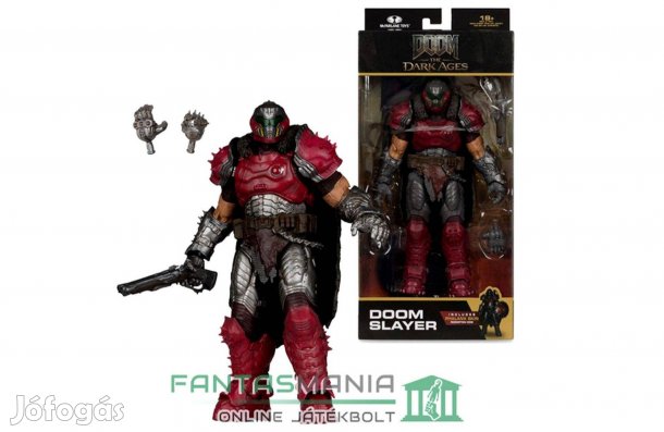 18cm Doom figura Doom The Dark AGES: Doom Slayer / Doomslayer red skin