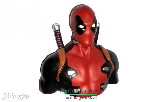 18cm Marvel Deadpool mellszobor figura persely funkcióval