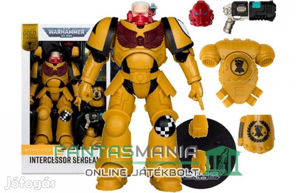 18cm Warhammer 40k figura Assault Intercessor Sergeant Imperial Fists