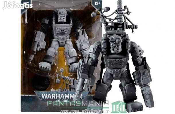 18cm Warhammer 40k figura Ork Orc Big Mek AP Artist Proof szürke